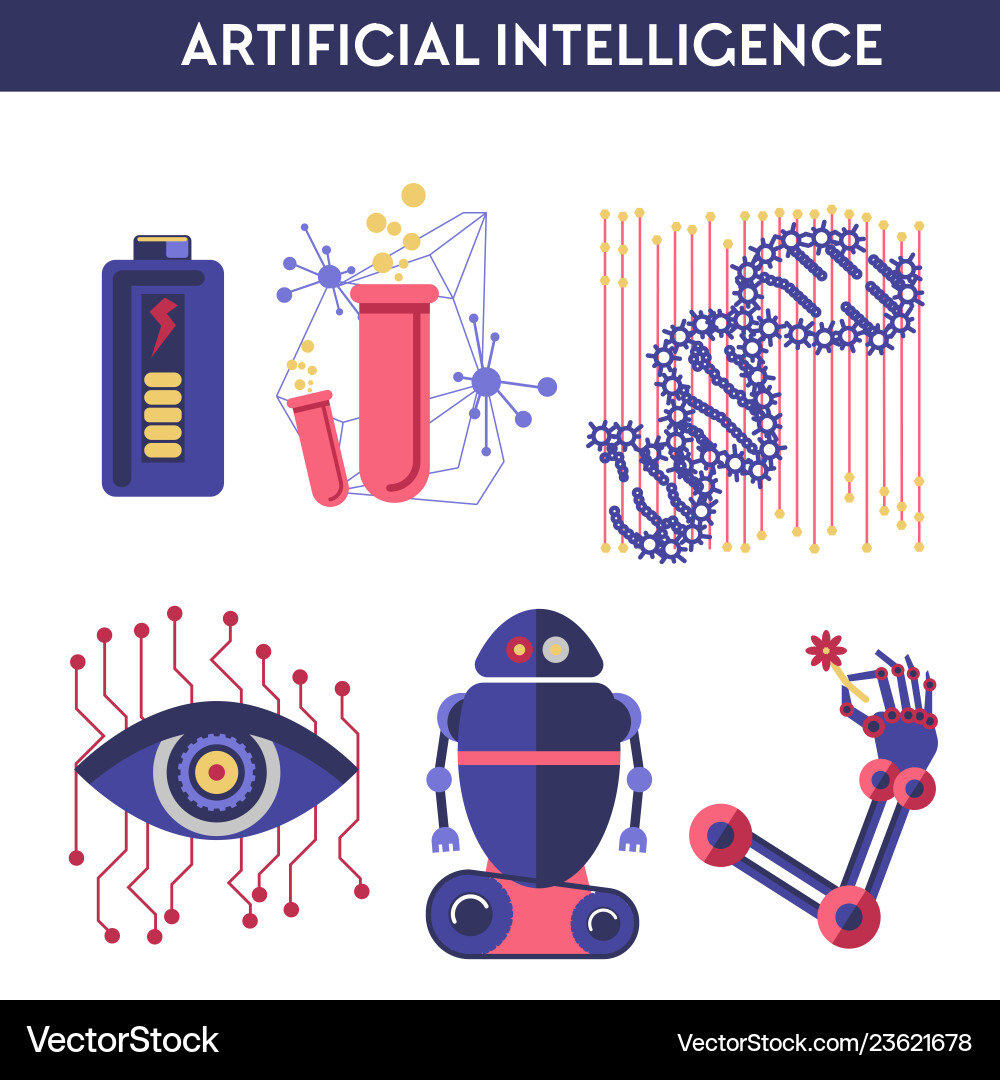 Artificial intelligence Royalty Free Vector Image