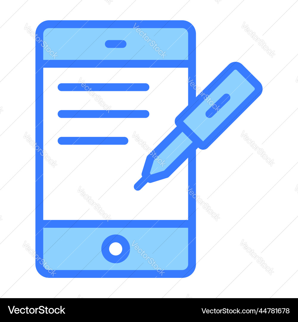 Editable icon user interface as a simple sign vector image