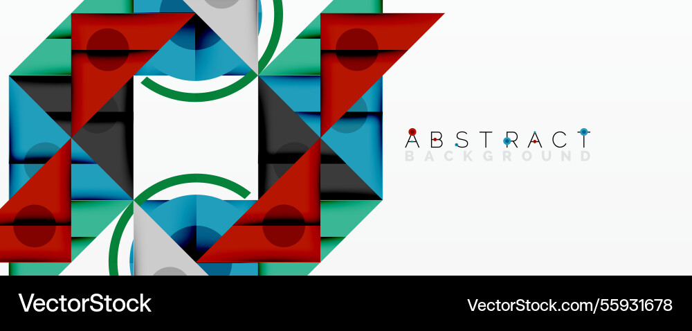 Geometric abstract design with layered triangles Geometric abstract design with layered triangles vector image