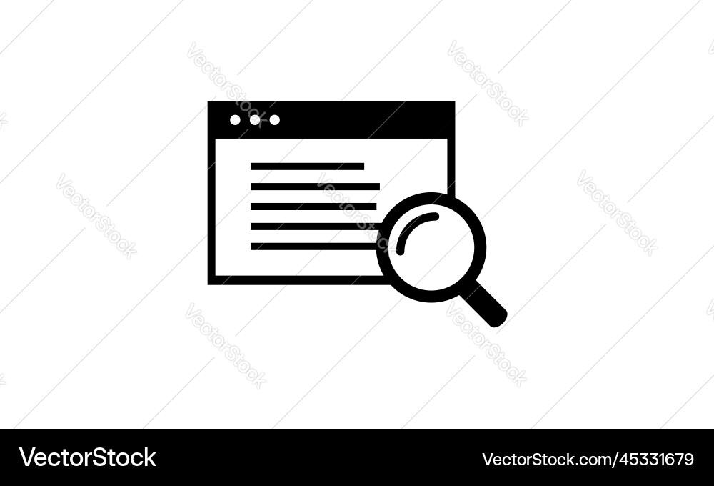 Analysis icon result report document financial Analysis icon result report document financial vector image
