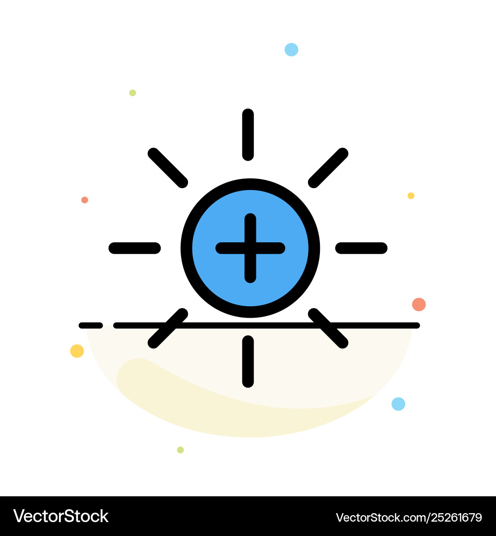 Brightness interface ui user abstract flat color Brightness interface ui user abstract flat color vector image