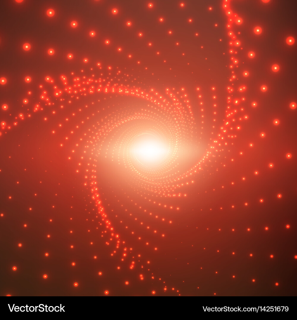 Infinite triangular twisted tunnel Vector Image