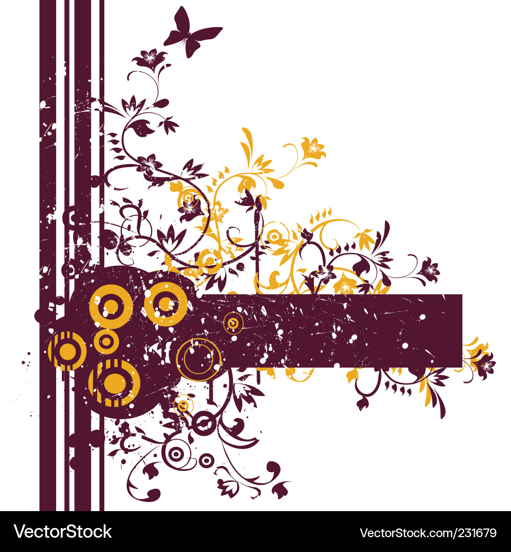 Nature grunge Vector Image