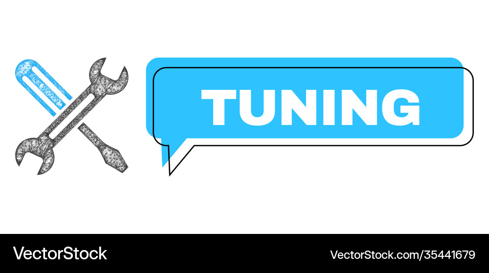 Shifted tuning speech balloon and net icon Shifted tuning speech balloon and net icon vector image
