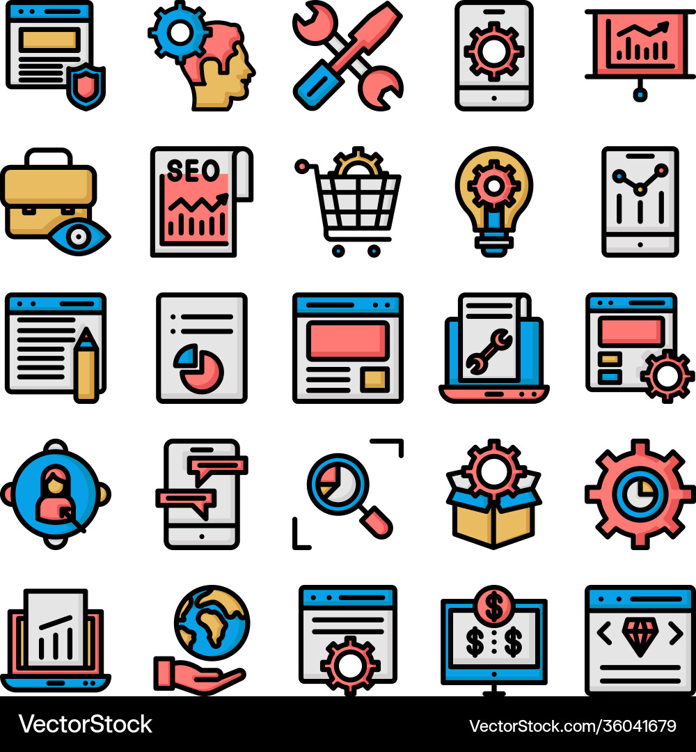 Web and seo isolated icon which can easily Vector Image