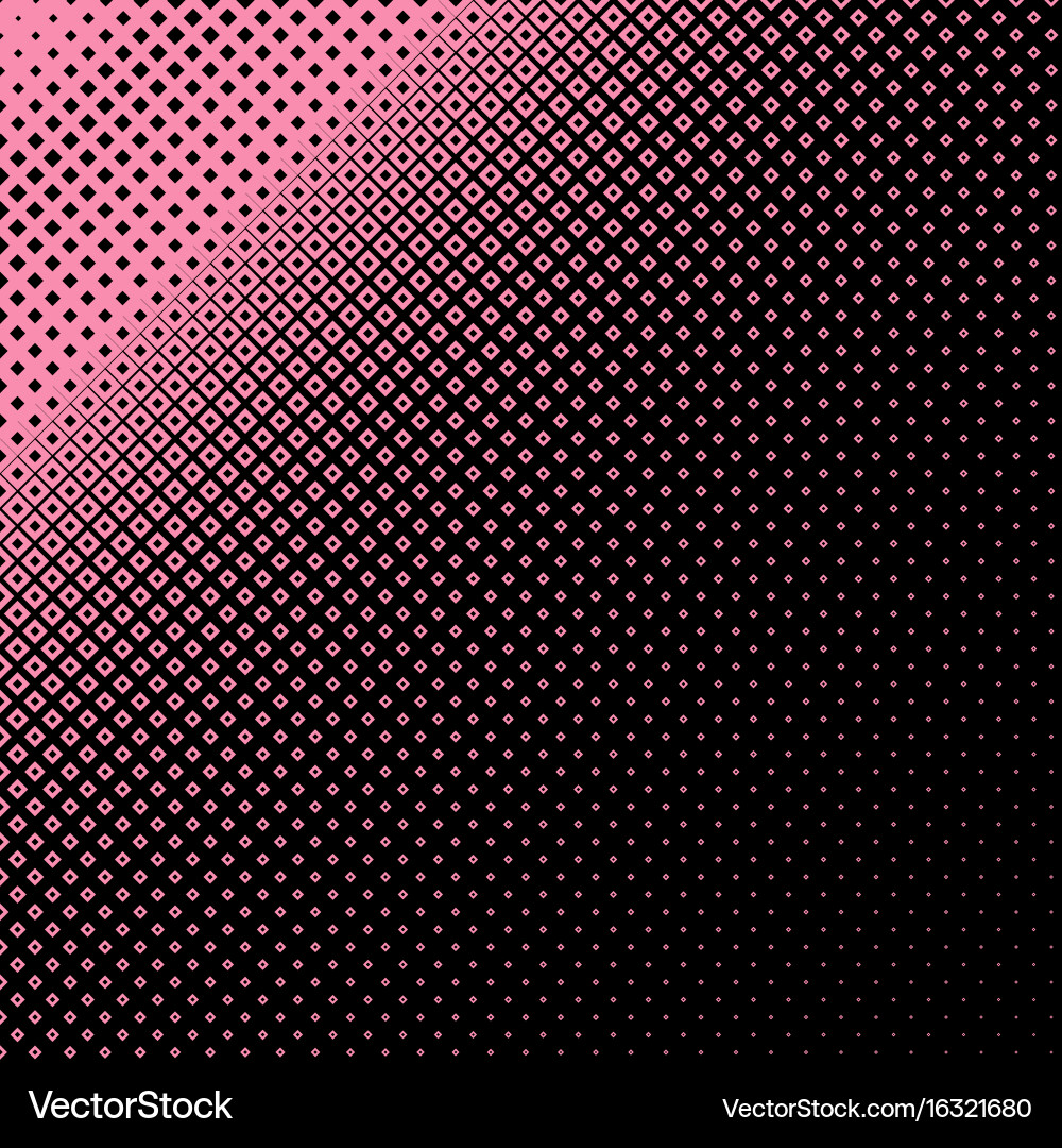 Abstract halftone square pattern background vector image