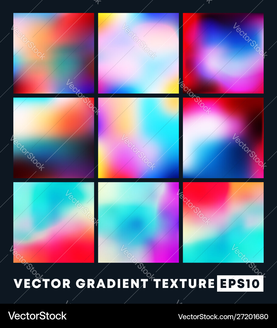 Colorful Gradient Texture Background vector image