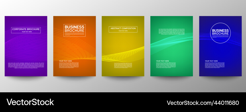 Cover geometric minimal set abstract line pattern Cover geometric minimal set abstract line pattern Vector Image