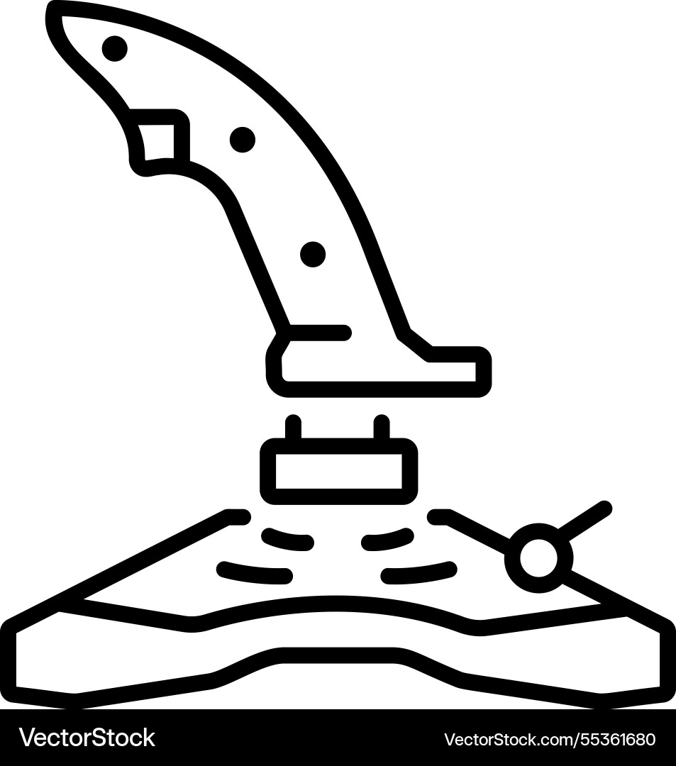 Joystick handle Vector Image