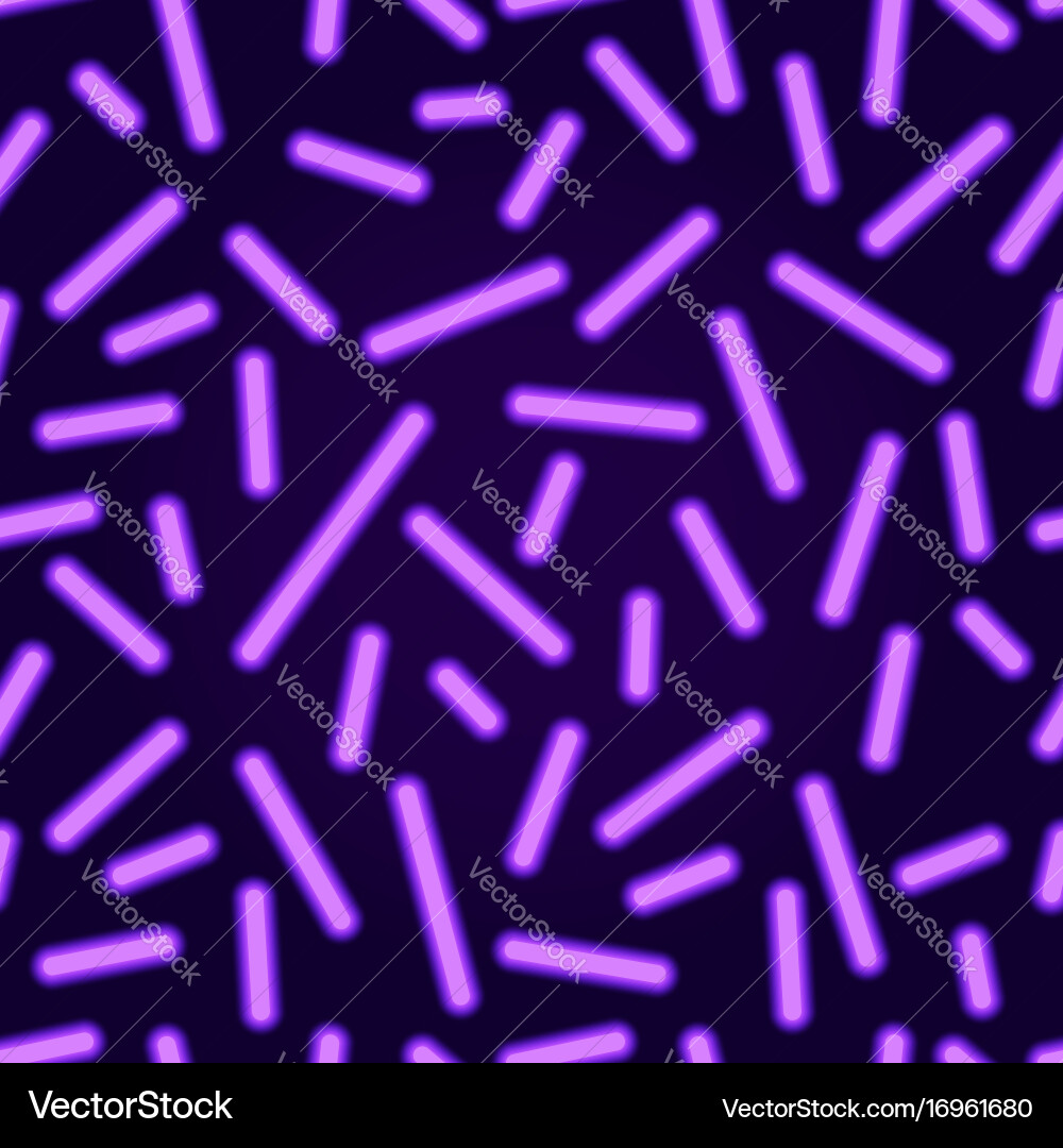 Neon Line Pattern - Violet Glow vector image