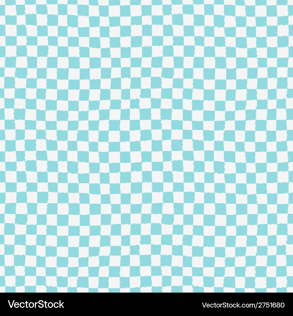 Seamless pattern with checkered geometric texture Vector Image