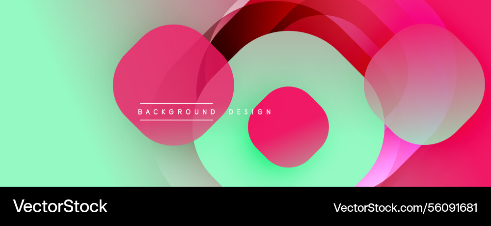 Circular abstract design with overlapping Circular abstract design with overlapping Vector Image