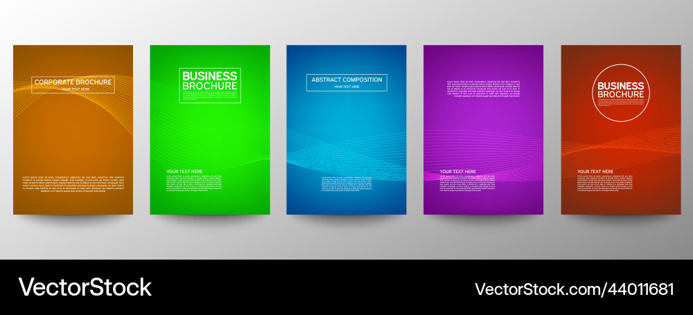 Cover geometric minimal set abstract line pattern Cover geometric minimal set abstract line pattern vector image