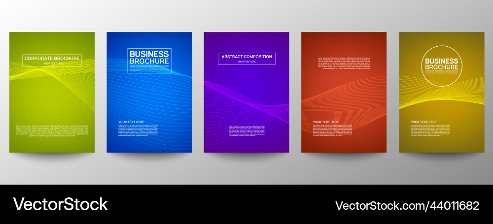 Cover geometric minimal set abstract line pattern Cover geometric minimal set abstract line pattern Vector Image