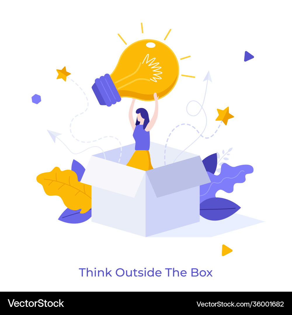 Flat character concept Flat character concept vector image