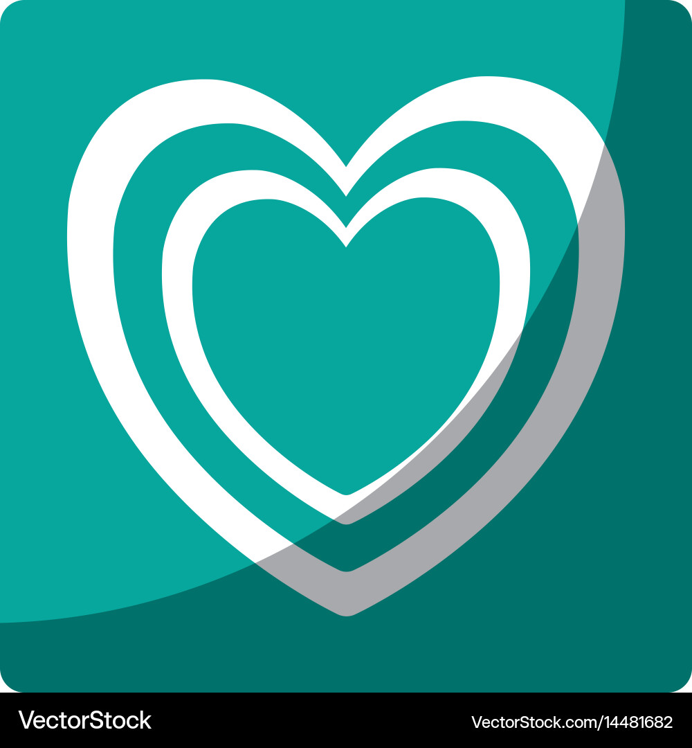Herzform Icon Vektorbild