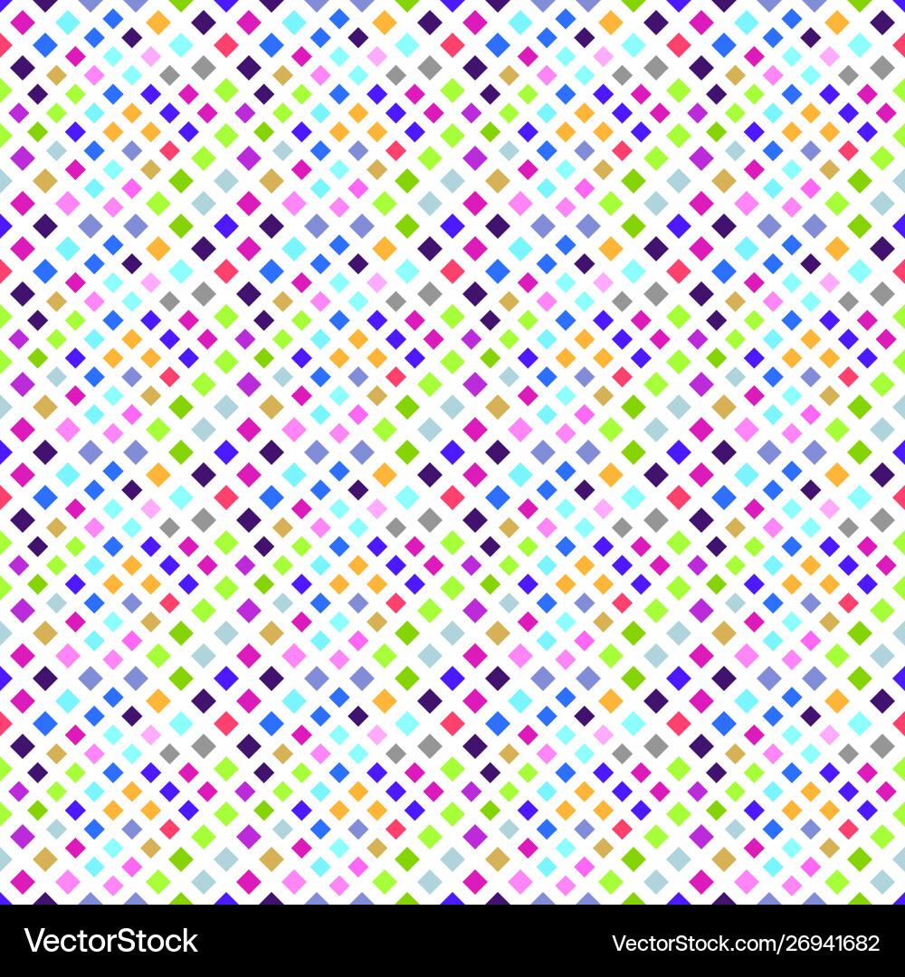 Multicolored abstract seamless diagonal square Multicolored abstract seamless diagonal square Vector Image
