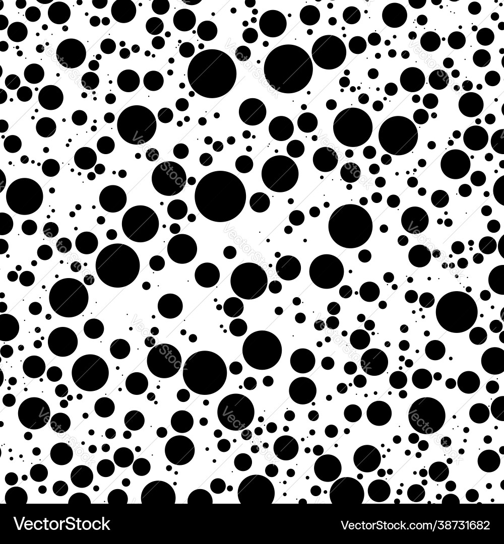 Random dots circles polkadots pattern texture Vector Image