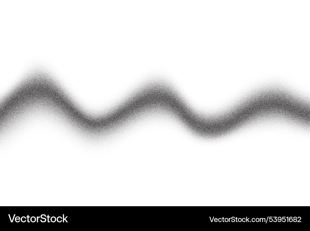 Wavy Halftone abstrakte Hintergrund gepunktet Vektorbild