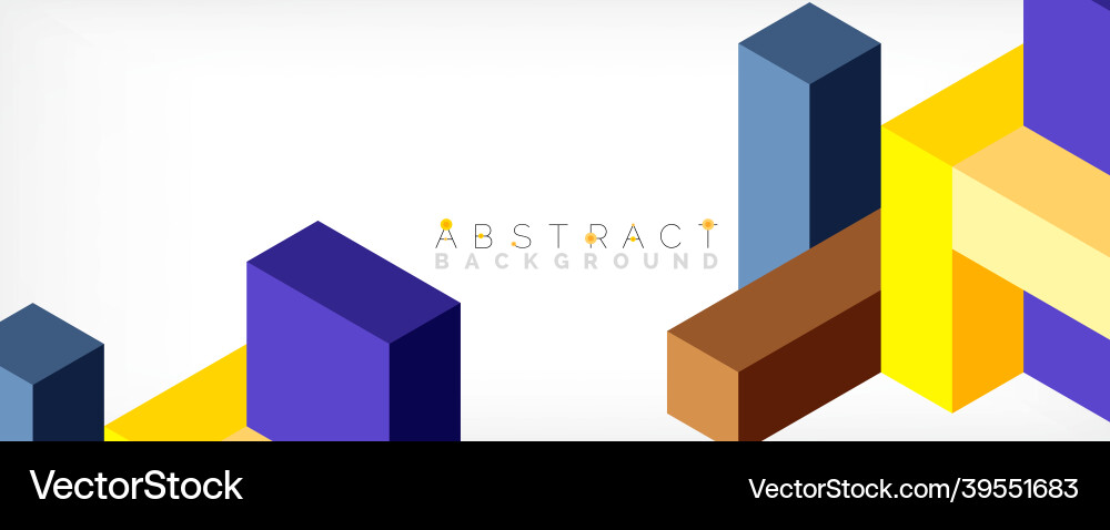 Abstract background 3d cubes cubic elements Abstract background 3d cubes cubic elements vector image