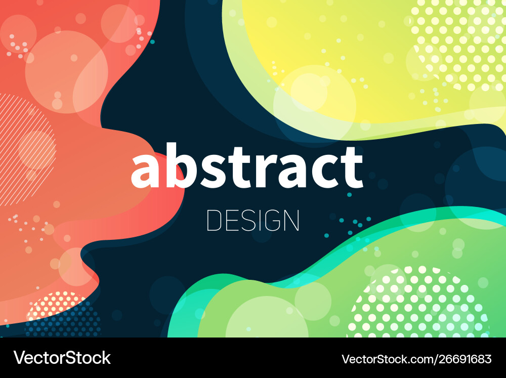 Abstract colorful liquid shape background s Abstract colorful liquid shape background s vector image
