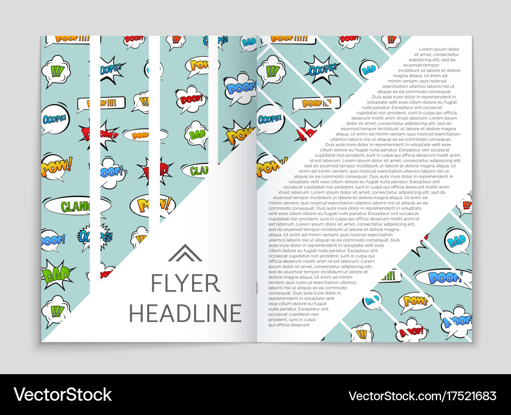 Abstract layout background set for art vector image