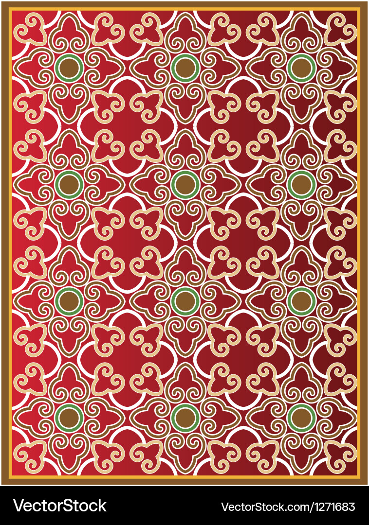 Chinese style patterns Vector Image