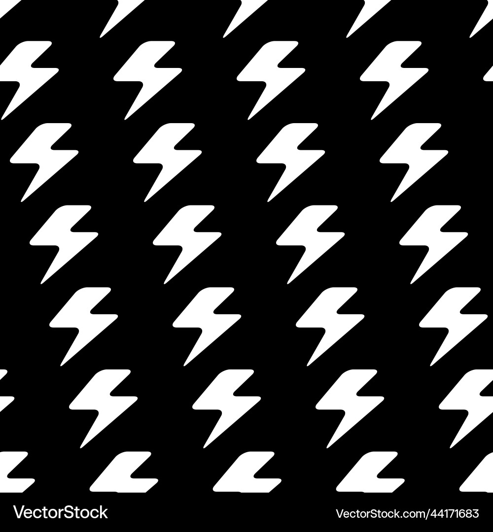 Flash graphic element seamless background thunder vector image