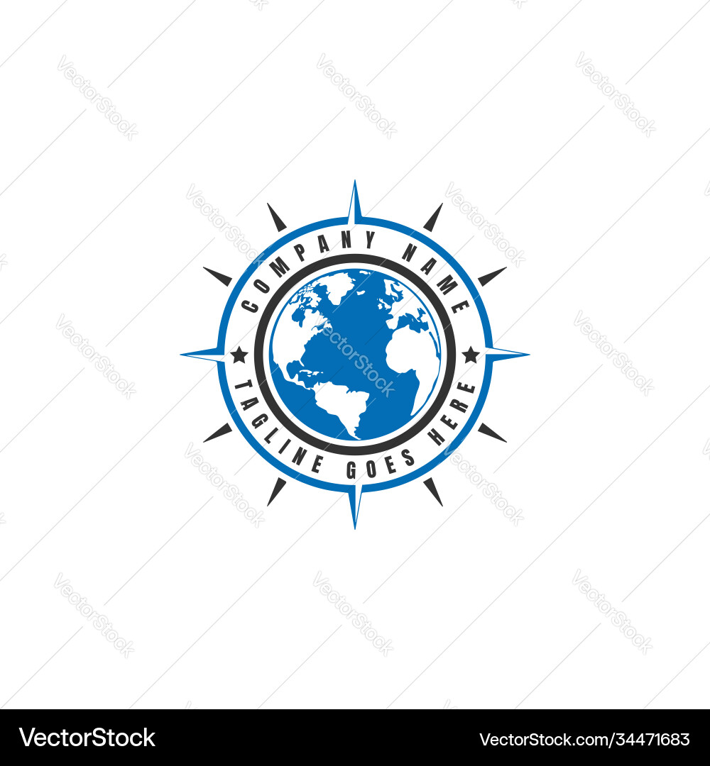 Global Navigation & Exploration vector image