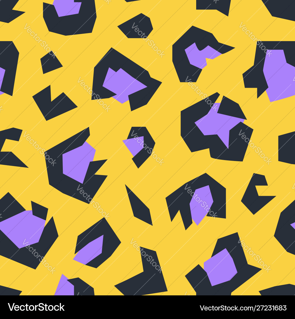 Retro Leopard Pattern vector image