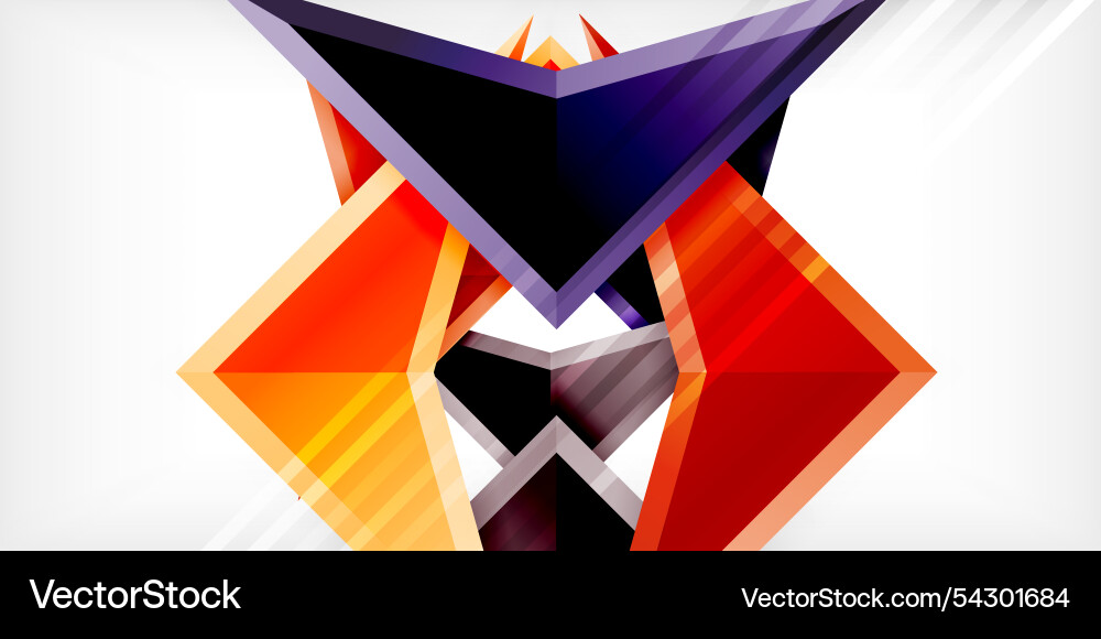 Abstract background color triangles and arrows Abstract background color triangles and arrows Vector Image