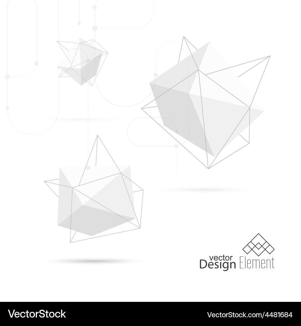 Abstrakte geometrische Formen Vektorbild