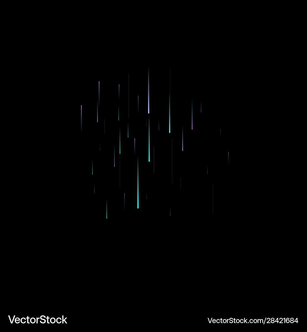Fast effect motion neon light movement static Vector Image