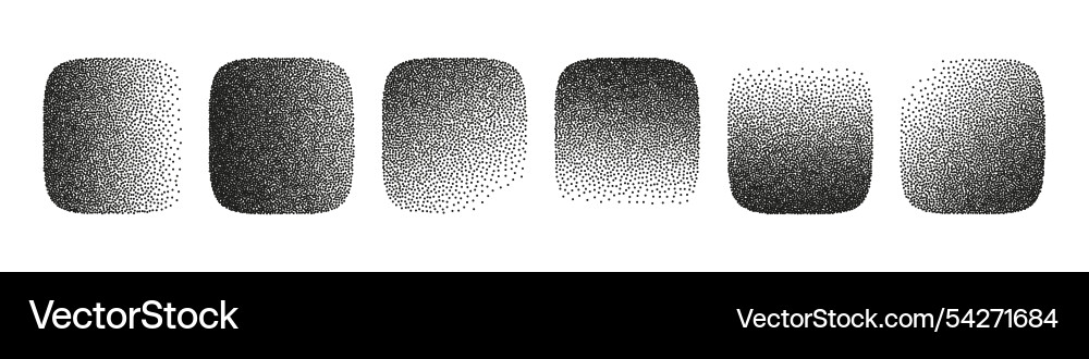 Geometric gradient dot pattern with grainy Geometric gradient dot pattern with grainy vector image