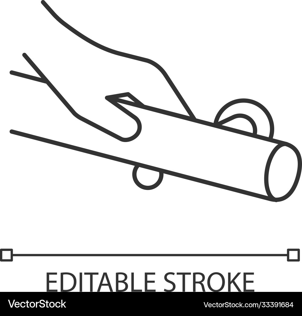 Handrails linear icon Handrails linear icon Vector Image