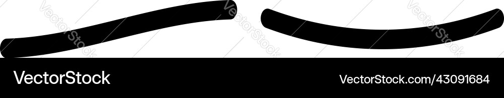 Rectangle banner plaque button shape with distort Rectangle banner plaque button shape with distort vector image