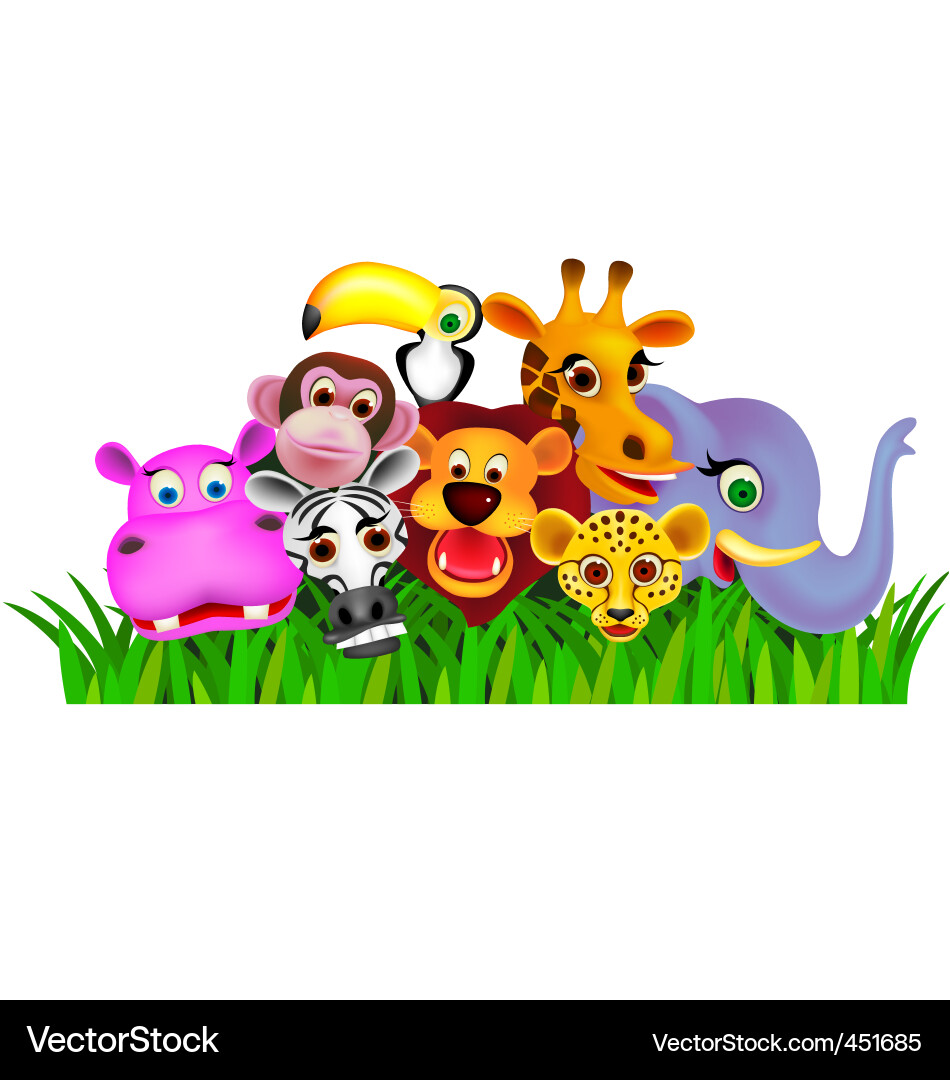 Cute animals Royalty Free Vector Image - VectorStock