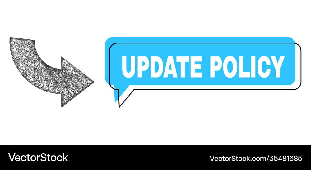 Shifted update policy speech frame and net rotate Shifted update policy speech frame and net rotate vector image