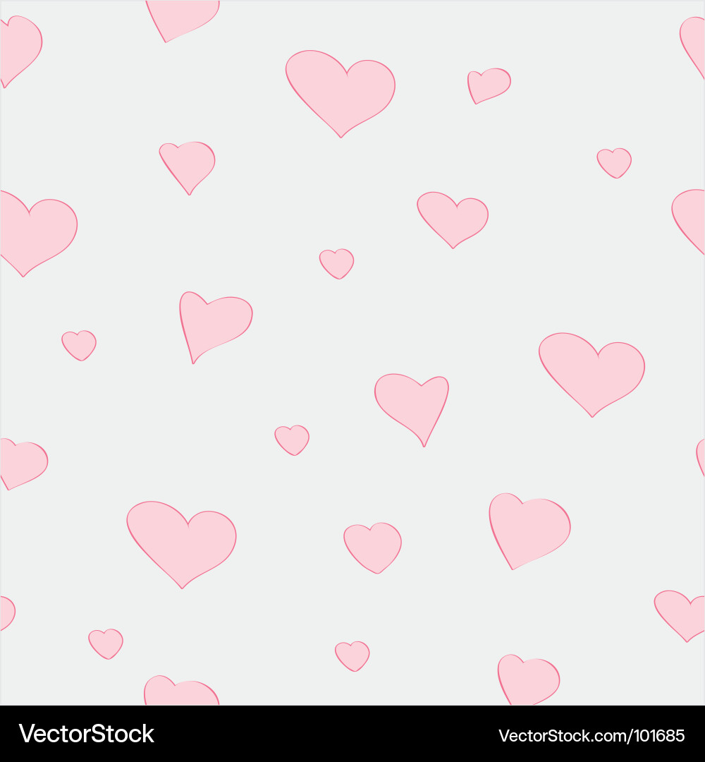 Valentines heart pattern Vector Image