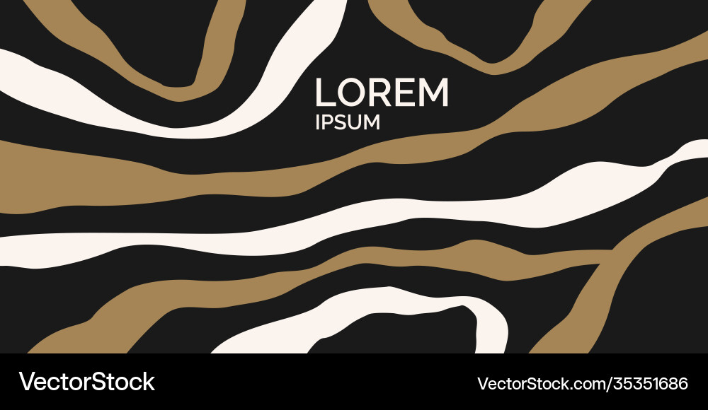 A composition with abstract elements in popular vector image
