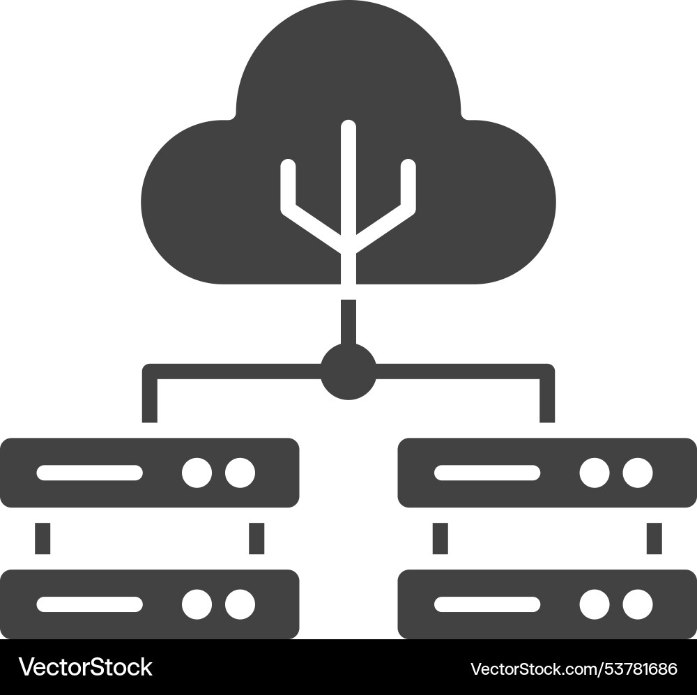 Big data icon image vector image