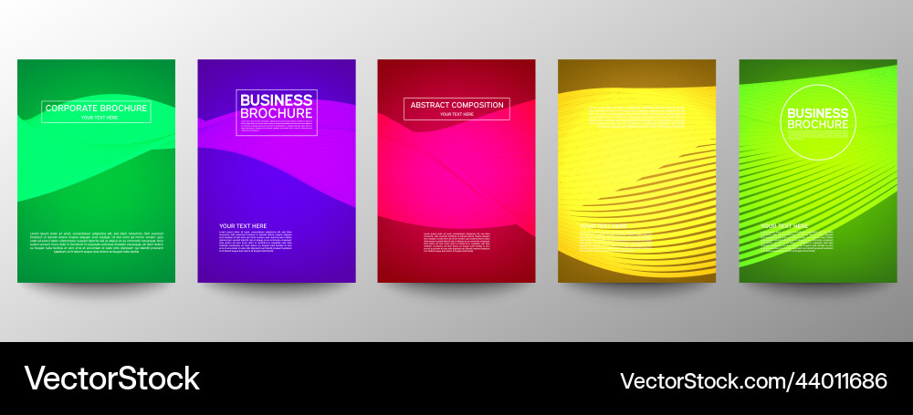 Cover geometric minimal set abstract line pattern Cover geometric minimal set abstract line pattern vector image