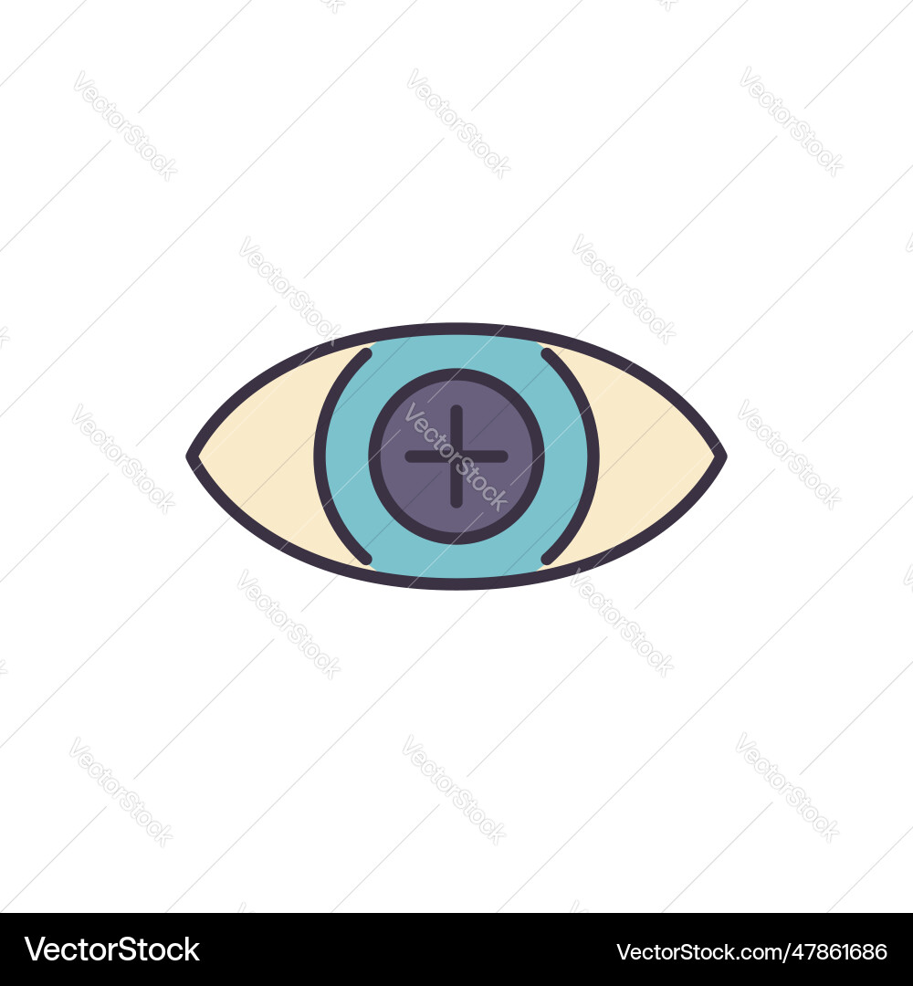 Hyperopia related icon Hyperopia related icon Vector Image