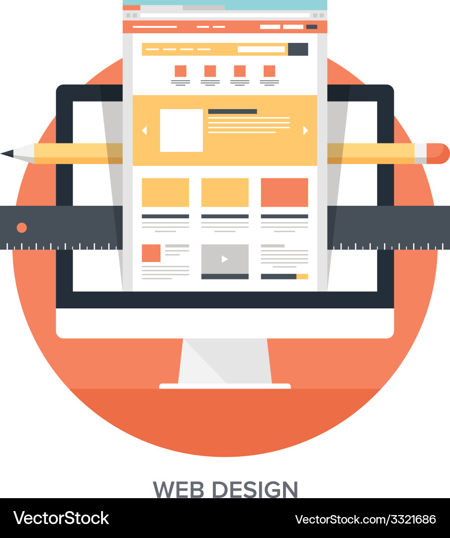 Modern Web Development Concepts vector image