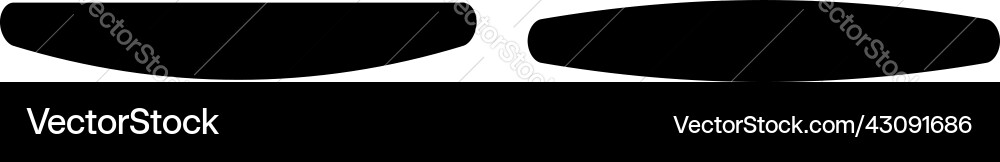 Rectangle banner plaque button shape with distort Rectangle banner plaque button shape with distort vector image