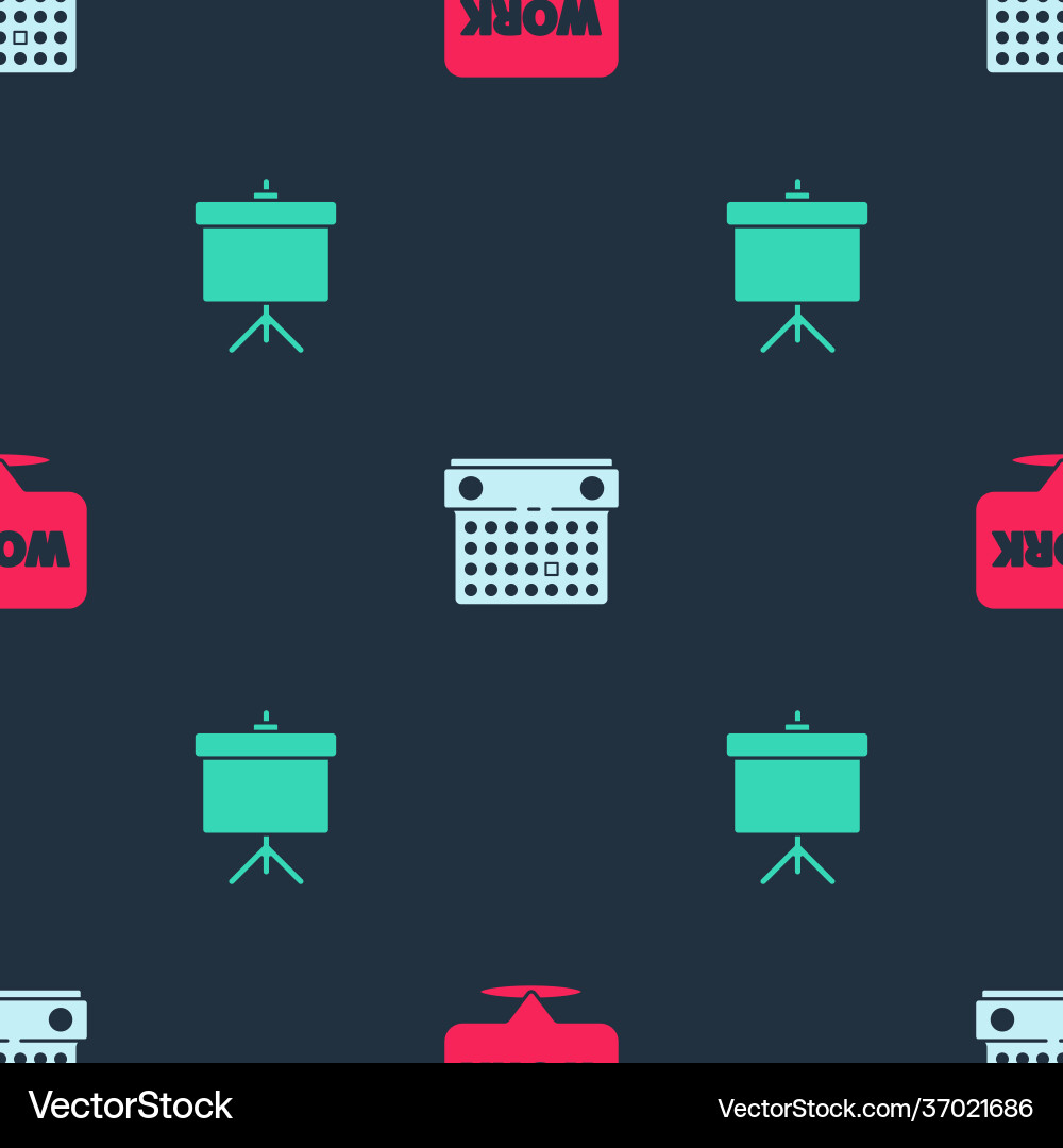 Set location with text work calendar Set location with text work calendar vector image
