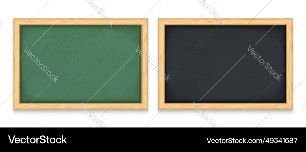 Blackboards Royalty Free Vector Image - VectorStock