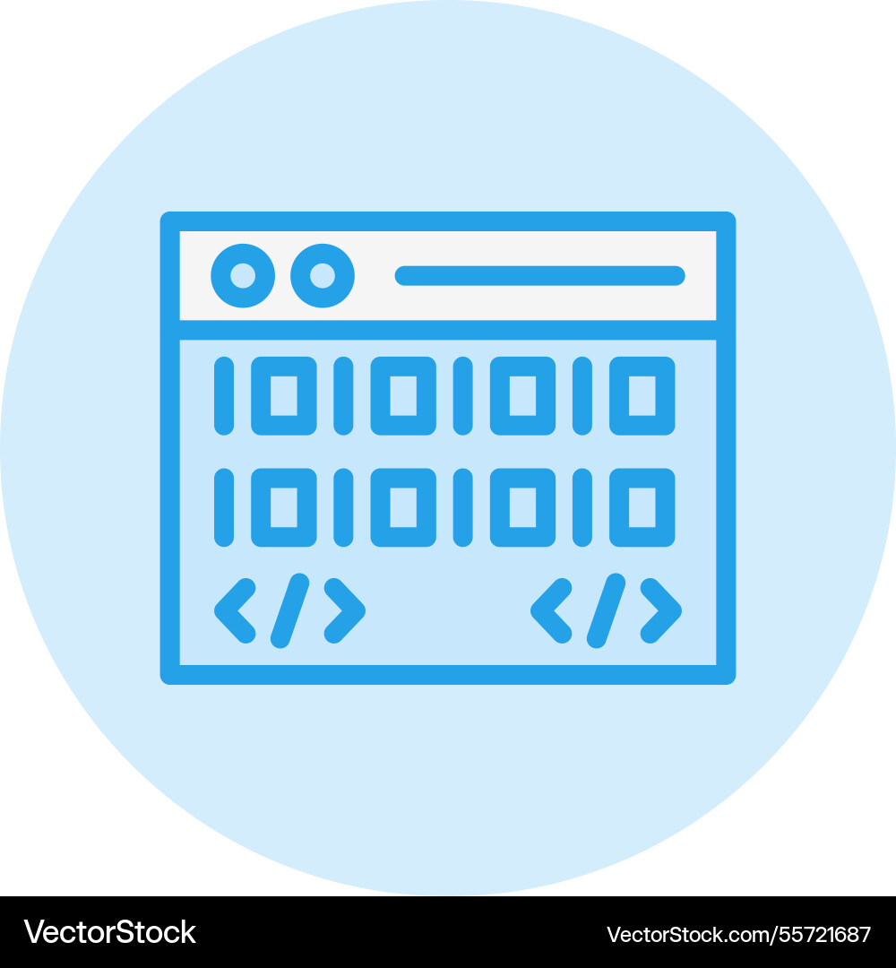 Coding icon design Vector Image