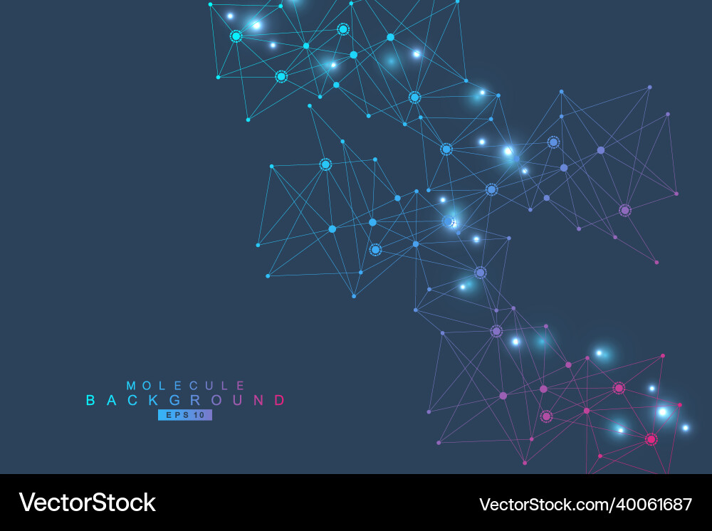 Geometric abstract background with connected line Geometric abstract background with connected line Vector Image