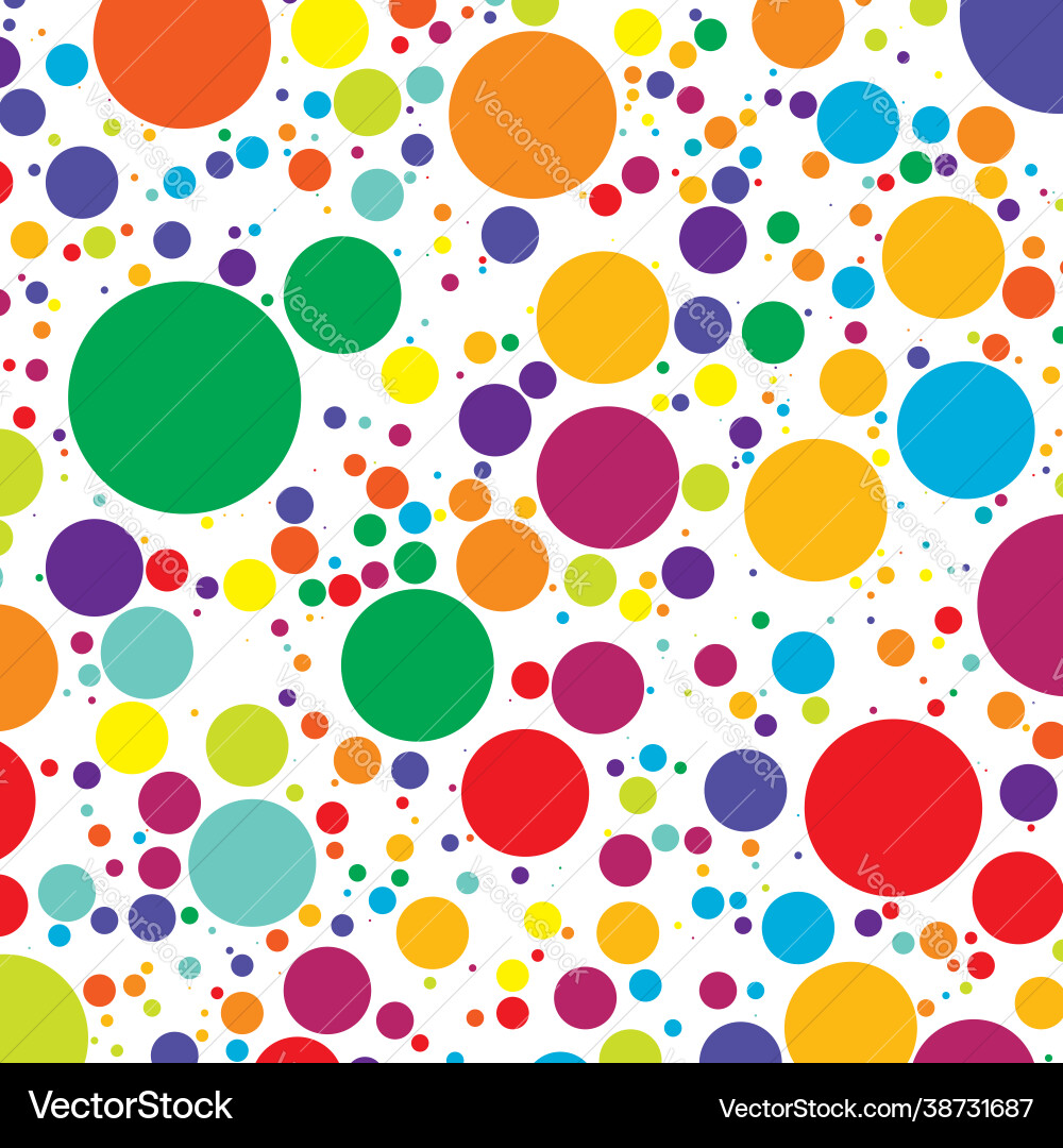 Random dots circles polkadots pattern texture Random dots circles polkadots pattern texture vector image